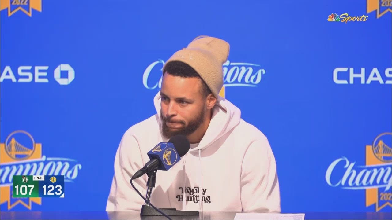 Stephen Curry Postgame Interview | Golden State Warriors dominate Boston  Celtics 123-107 - YouTube