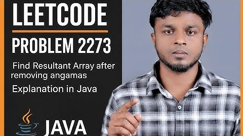 LeetCode 2273: Find Resultant Array After Removing Anagrams | Java Solution Explained|Java Tutorial