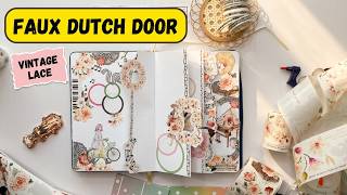 Romantic delicate washi , vintage florals Dutch doors & faux dutch doors Creative journal Aug 2026 screenshot 3