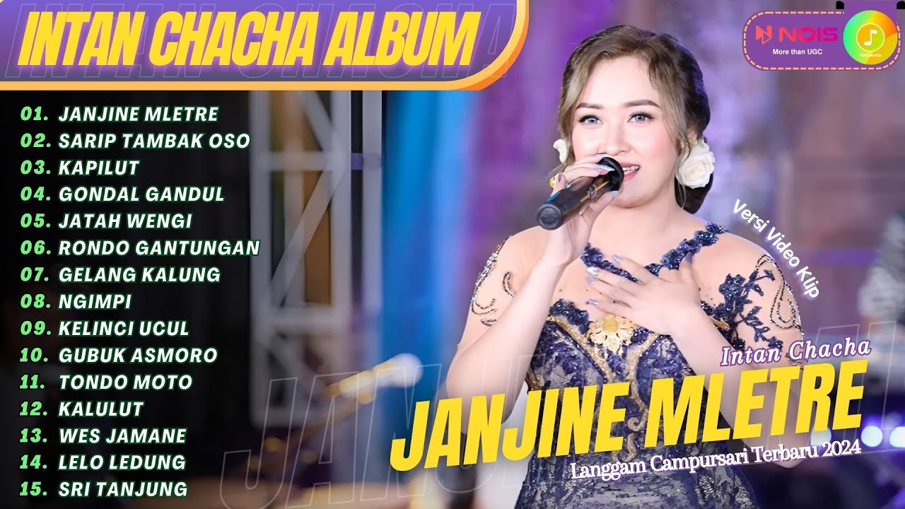 JANJINE MLETRE - INTAN CHACHA ALBUM | KOMPILASI LANGGAM CAMPURSARI KOPLO TERBARU 2024