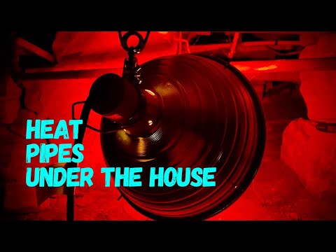How to heat pipes under the house - YouTube