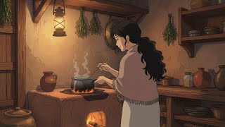 A Quiet Village Night 🌙 | Mother & Child ASMR Story | Ghibli Style Animation