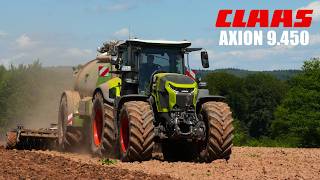 Gülleausbringung Claas Axion 9.450 Kumm Ktr 16 E 3X Zubringer Metzfarming Eifel 2026