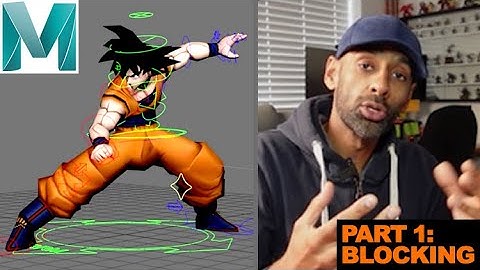 Goku In Game Animation Jump Blocking Pass - PART 1