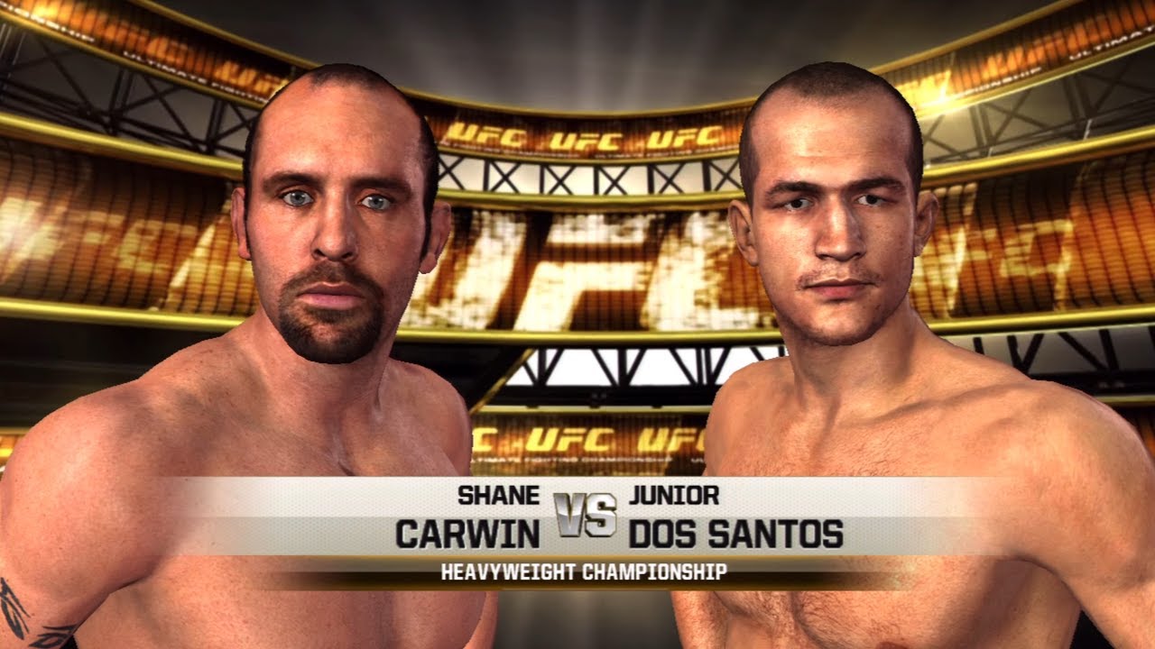 UFC Undisputed 2010 Gameplay Shane Carwin vs Junior Dos Santos - YouTube