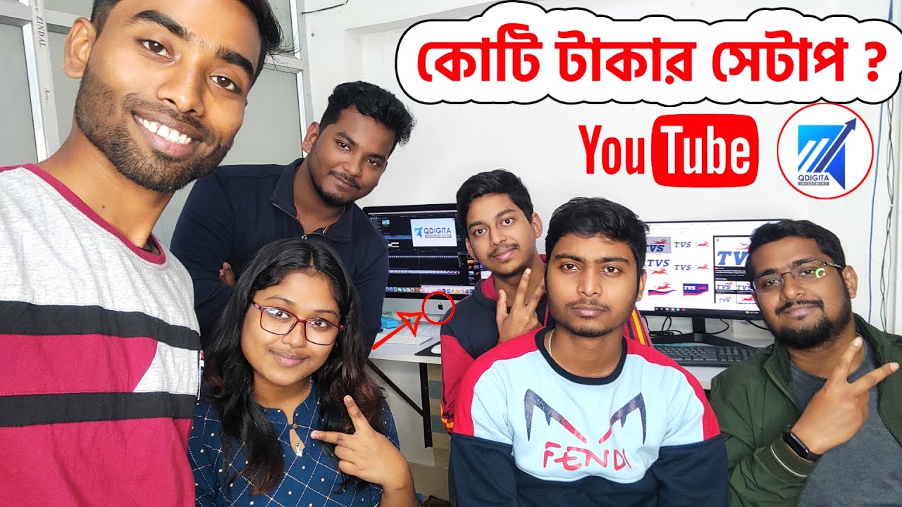 QDIGITA 1 CRORE SETUP TOUR 🔥 || @QDIGITA Studio Tour