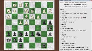 Blitz chess postmortem #958 - Sicilian defense  - Delayed Bowdler attack