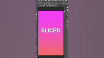 Sliced Text Effect In Photoshop #graphicdesign #ytshort #photoshop