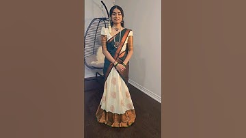Prepleated half saree  #halfsaree #halfsareelove #halfsareeswag #pleats
