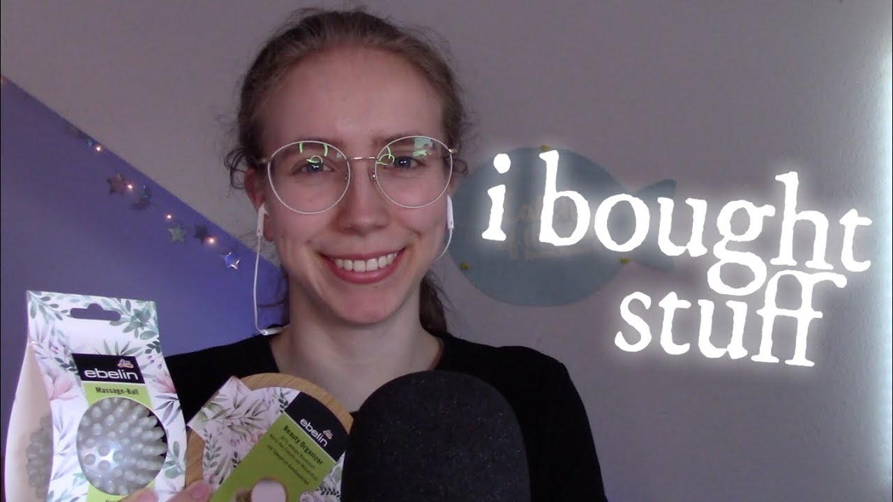 [ASMR] Fall asleep to the most relaxing Haul ever! 🌱🩵 (Tapping, whispers, ...)