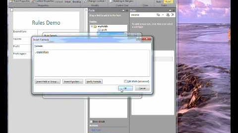 InfoPath 2010 Introduction Part 2: Rules Management