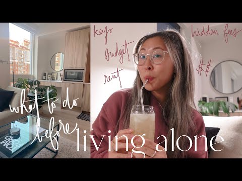 PREPARING TO LIVE ALONE: how much rent is, logistics u0026 what not to forget, budgeting, advice u0026 more!