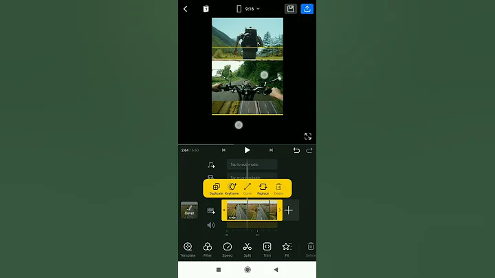 vn 3 layer video editing #vneditor #vneditortutorial #shorts #vn #vnappedit