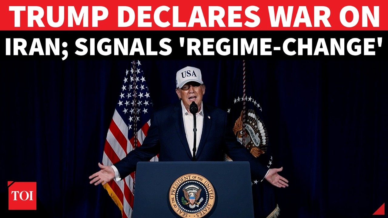 IRAN WAR: Trump's First Video Message To Khamenei & Iranians; Confirms Combat Ops | 'S