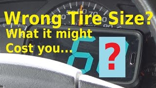Wrong Tire Size - What Does it Mean? - Automotive Education screenshot 3