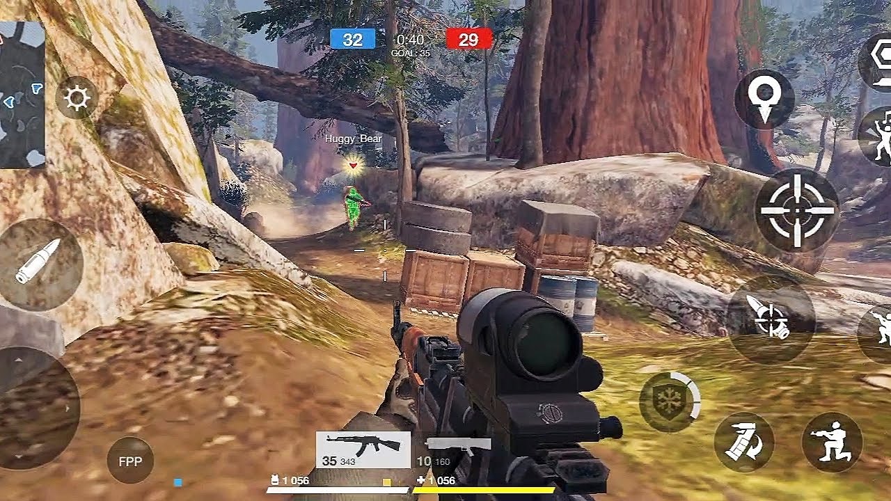 AK-47 Full Auto Fire In Battle Prime | Mobile Gameplay 60FPS