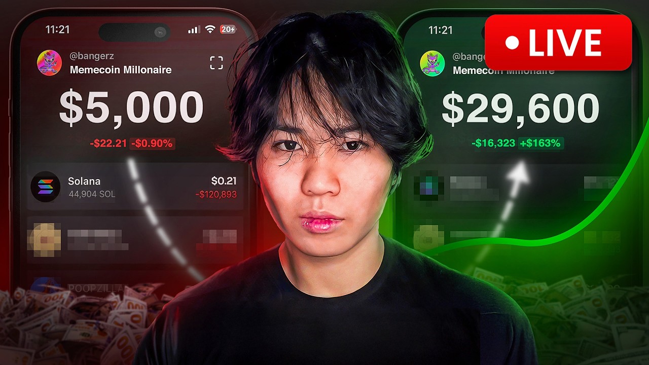 I Made $29,600 Trading Memecoins LIVE To Prove It's Not Luck