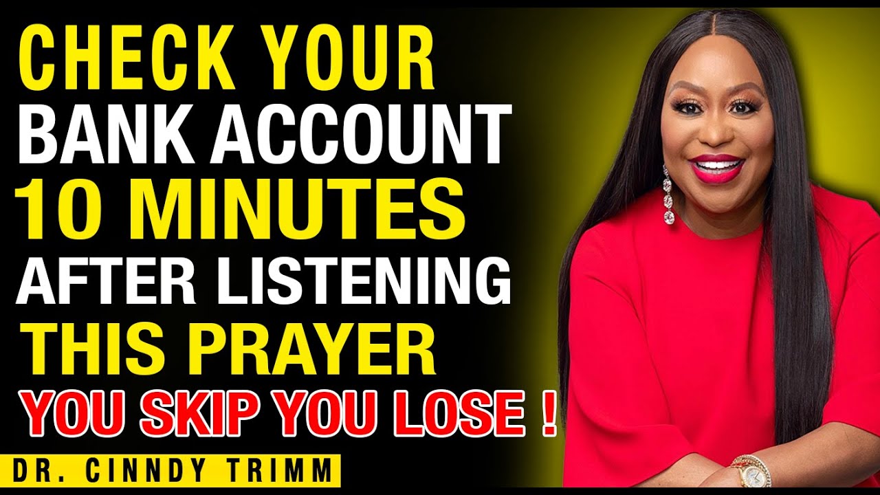 You will Attract A Financial Miracle Just by Hearing This Prayer | Dr. Cindy Trimm