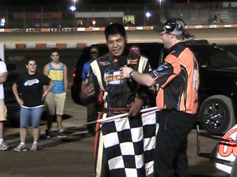 Aaron Turkey - Crate Sprint Car winner at Ohsweken on Friday, June 27/ ...