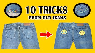 DIY - 10 Tips for recycling jeans