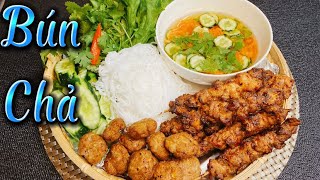 BÚN CHẢ TẠI NHÀ|Cách làm bún chả đơn giản cho gia đình|BẾP VIỆT NHÀ LÀM