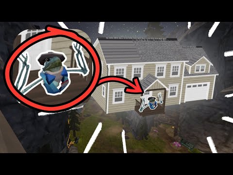 I Built A House In The SKY in Animal Company!!!