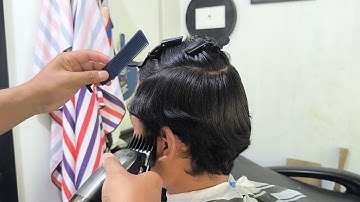 Tutorial cukur sangat Mudah Tipis Rapi untuk Pemula || Teknik Detail Kursus Barbershop