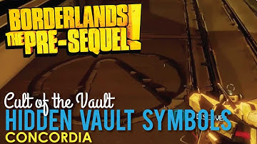 Hidden Vault Symbols in Concordia, Borderlands The Pre Sequel