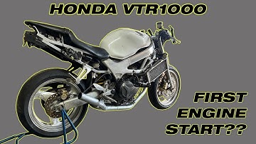 Honda VTR 1000 Rebuild Part 6 Engine Start Up