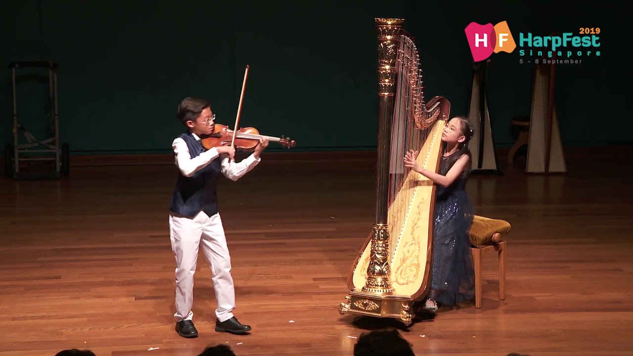 Harp Violin Duet Czardas by Monti YouTube