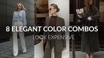 8 elegant color combos for classy women