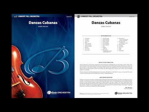 Danzas Cubanas By Robert Sheldon Score Sound
