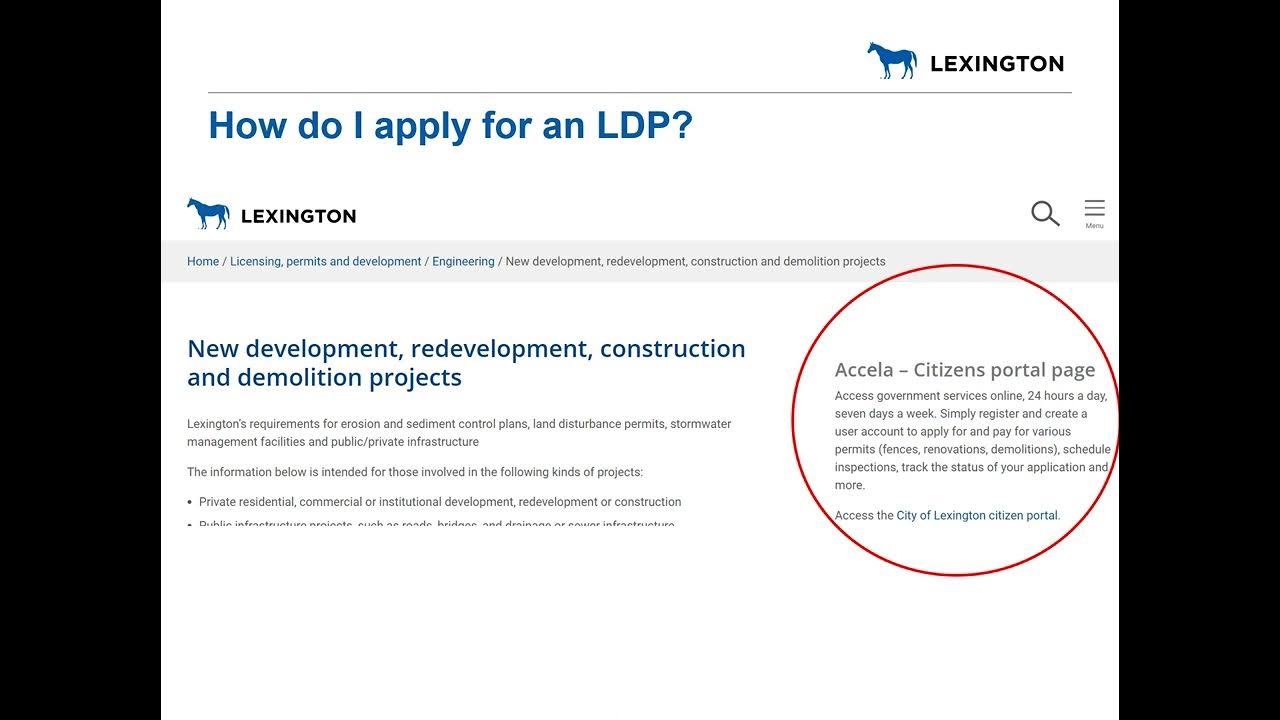 When and How to Apply for a Land Disturbance Permit YouTube