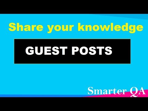 Where can I write a guest post? | Guest post website -SQA