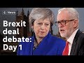 Brexit deal debate LIVE: Day  1