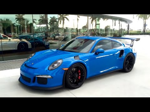 2016 Voodoo Blue Porsche 911 GT3 RS 500hp Paint to Sample @ Porsche West Broward