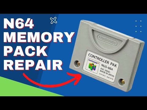 How to fix your corrupt memory card for N64 | Nintendo 64 Memory Pack Repair