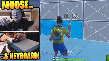 Ghost Aydan Uses MOUSE & KEYBOARD on Mongraals Editing Course! (Fortnite Moments)