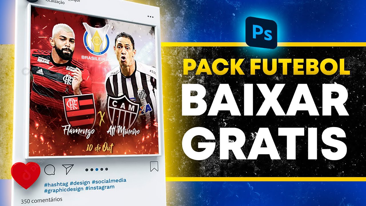 ✓ PACK DE ARTES GRÁTIS, FUTEBOL