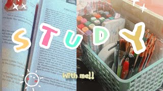 STUDY WITH ME time lapse , keyboard asmr , with [aesthetic soft music] screenshot 5