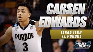 Purdue's Carsen Edwards puts up 30 points in the Sweet 16
