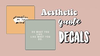 Aesthetic quote decals | 10+ screenshot 5