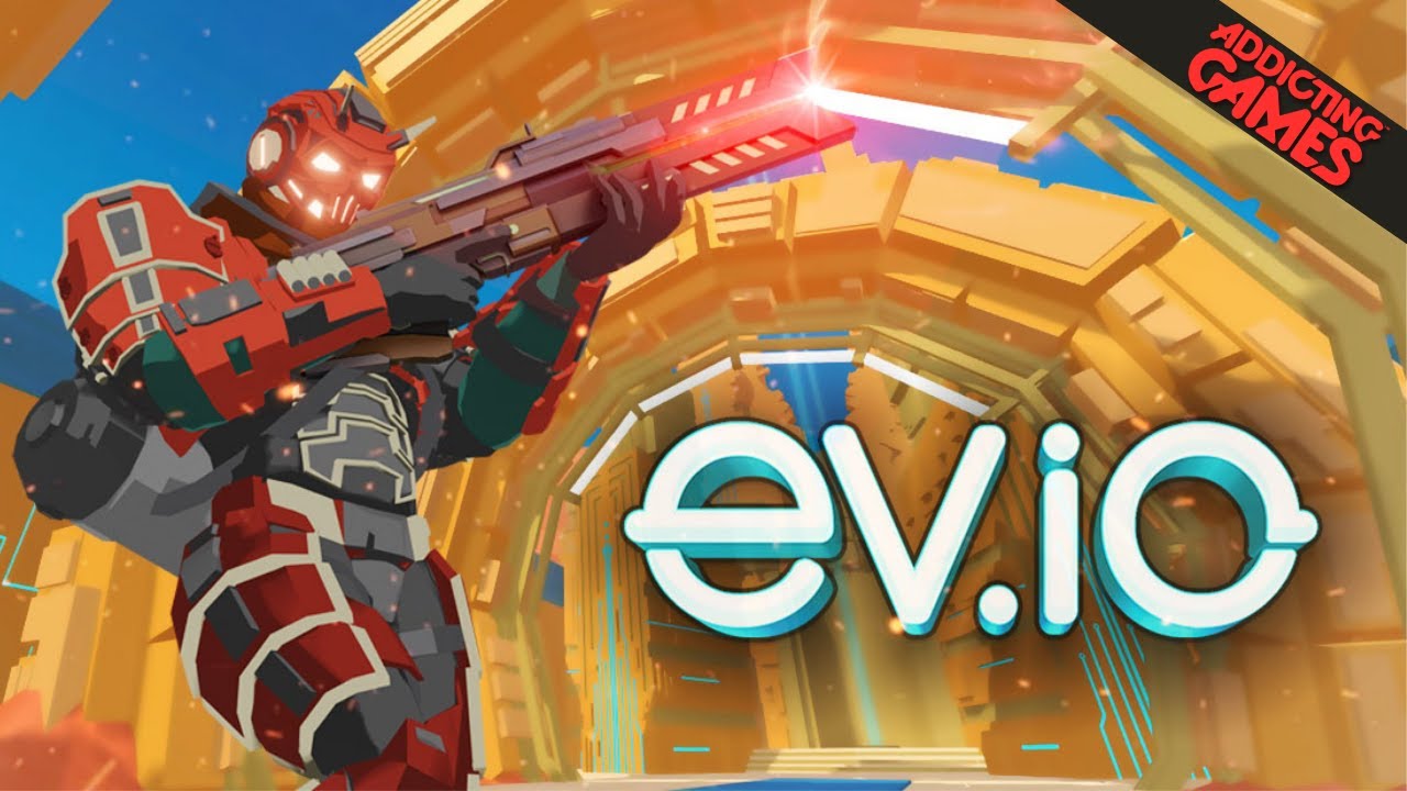 Addicting Games F2P Shooter (EV.IO) Gameplay - The Future of Gaming is Here (HALO Reinvented?)