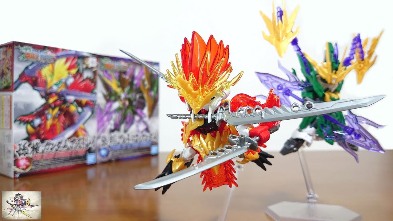 アストレイとアルトロンが三国創傑伝に登場 三刀流やアームの展開ギミックを再現 Sd 三国創傑伝 張コウアルトロンガンダム 孫権ガンダムアストレイ レビュー Youtube