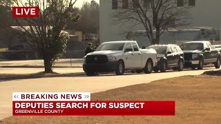 Deputies searching for suspect in Greenville Co.