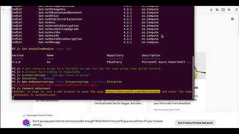 Using Azure PowerShell in Docker - Preinstalled Azure PowerShell - just start an instance and use!