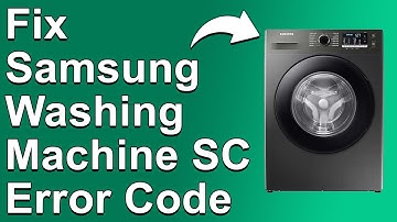Samsung Washing Machine SC Error Code (Drainage Issue - Why It Happens And How To Solve The Error)
