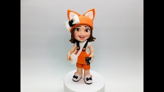 обзор фигурки Девочка в костюме лисички обзор фигурки Девочка в костюме лисички