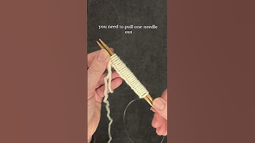 How to knit cast on with both needles (especially useful for continental knitters) #knittingtutorial