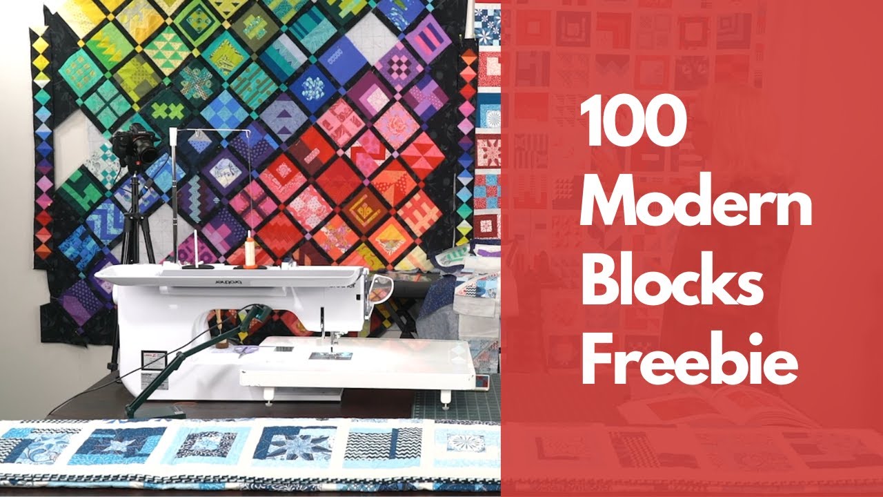 Discover modern quilting  FREE "City Sampler" QuiltAlong  100 Modern Quilt Blocks by Tula Pink